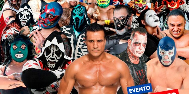 Todo listo para la espectacular función de lucha libre gratuita, este sábado 2 de diciembre con Alberto el Patrón