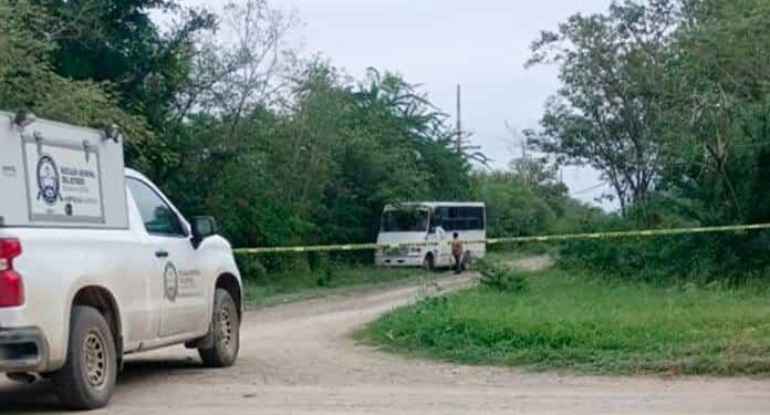Ejecutan a chofer de transporte escolar en Tamuín