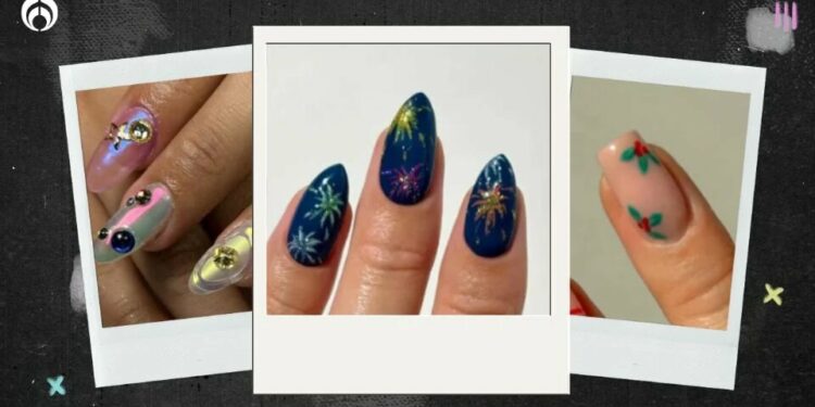 5 diseños de uñas elegantes y de moda para esta Navidad