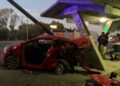 Mortal accidente vial en la entrada a La Florida