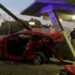 Mortal accidente vial en la entrada a La Florida