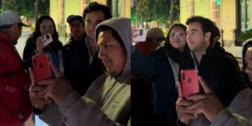 ¡Checo Pérez en San Luis Potosí! Fans lograron fotografiarse con él