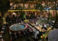 Con concierto de la Orquesta Sinfónica Universitaria, la UASLP realizó el encendido navideño del Edificio Central