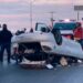 Mujer de 26 años muere en volcadura