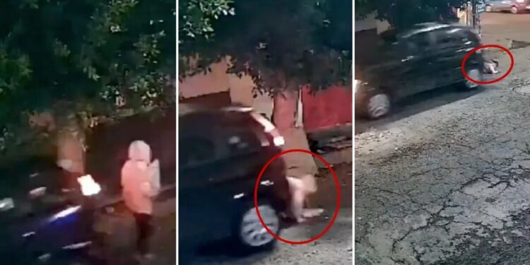 Conductor atropella a mujer de 85 años y pasa por encima de ella al huir