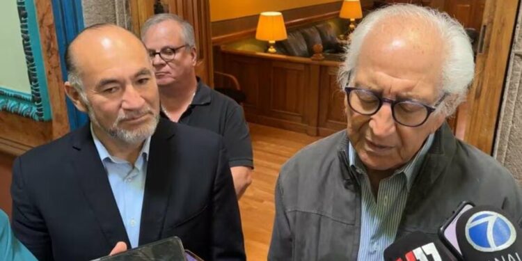 Exgobernador Marcelo de los Santos da espaldarazo a Enrique Galindo en reelección para capital de SLP