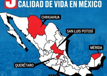 Revista Expansión destaca a San Luis Capital como la segunda mejor ciudad para vivir en México.