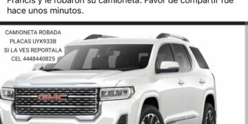 Roban camioneta en Carranza a plena luz del día