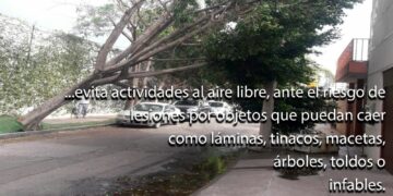 Atento Gobierno ante ráfagas de viento en la Zona Metropolitana