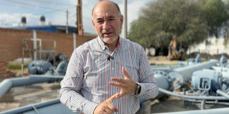 Enrique Galindo anuncia la puesta en funcionamiento de los pozos Fovissste, Valle del Campestre y Villa Magna 2