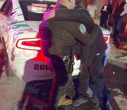Guardia Civil Estatal evita intento de suicidio en San Luis Potosí