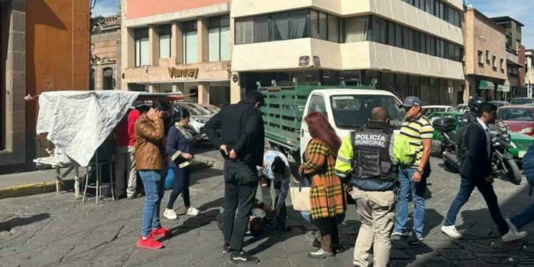 VIDEO: Atropellan a un hombre en Centro Histórico
