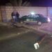 VIDEO: Tras chocar, taxista derriba poste en Avenida San Pedro