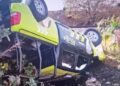 Otra patrulla de la “polisía” se accidentada en la col. Progreso