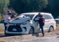 Se registra percance vial frente a Sendero
