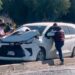 Se registra percance vial frente a Sendero