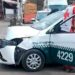 Taxi choca contra un camión en la Ricardo B. Anaya