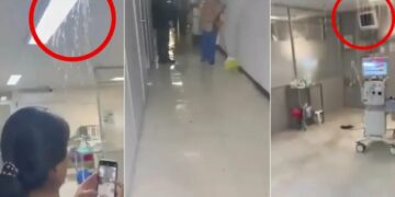 VIDEO: Se inunda terapia intensiva de hospital del ISSSTE en Hermosillo, Sonora