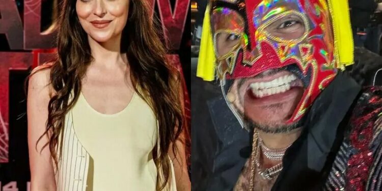 VIDEO: Dakota Johnson y El Escorpión Dorado recorrieron CDMX; “eres un rey”