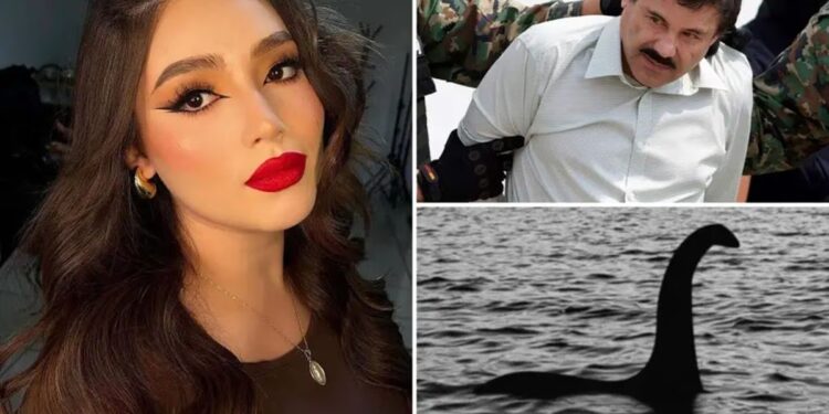 Aseguran que nieta del Chapo fue a “cazar” al monstruo del Lago Ness