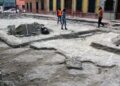 Fotos: Obras en capital de SLP ponen al descubierto vestigios del siglo XVII y XIX