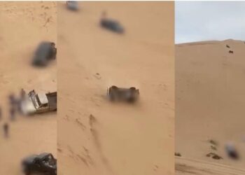 VIDEO: Fuerte video del accidente en las dunas de Sonora