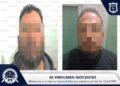 Detienen a par de sujetos por el homicidio de dos personas en Salinas