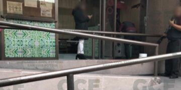 Intento de robo en cajero de la Dirección de Pensiones