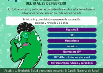 Arranca campaña estatal de vacunación en SLP