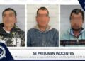 Capturan a 3 sujetos imputados de homicidio calificado en grado de tentativa