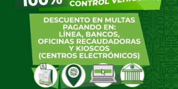 Últimos días con descuentos en multas de control vehicular