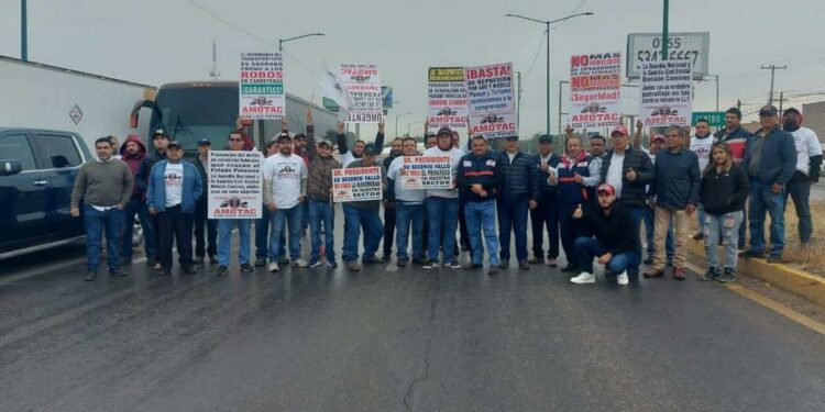 VIDEO: Alistan transportistas caravana sobre la ’57 al mediodía