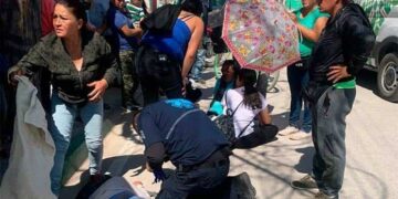 Choque entre motocicletas en la Moctezuma dejó 4 heridos