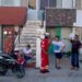 Mujer lesionada en flamazo en una casa