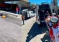 Grave, motociclista al sufrir un percance