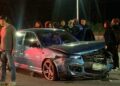 Mujer se accidenta en puente del Periférico Oriente