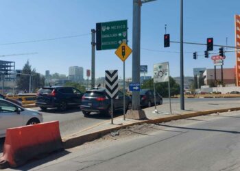 VIDEO: Suspenden operación de semáforos en glorieta del Real Inn