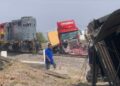 VIDEO: Trailero se cruza y es arrastrado por el tren en Zona Industrial