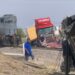 VIDEO: Trailero se cruza y es arrastrado por el tren en Zona Industrial
