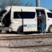 Tren embistió a transporte de personal en la Zona Industrial