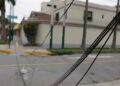 Un cable suelto lesiona a mujer
