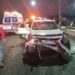 Una mujer lesionada en choque de taxi sobre carretera a Rioverde