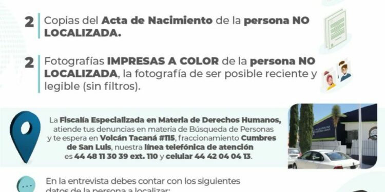Localiza Fiscalía potosina a niña de 13 años y a tres hombres