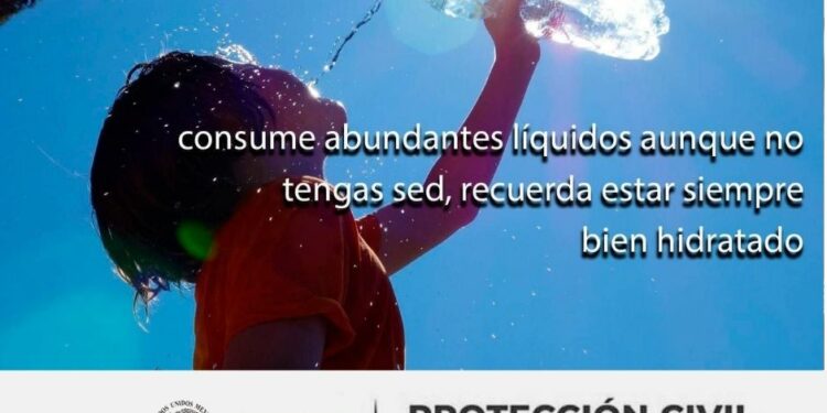 Protección Civil Estatal emite recomendaciones por temporada de calor 
