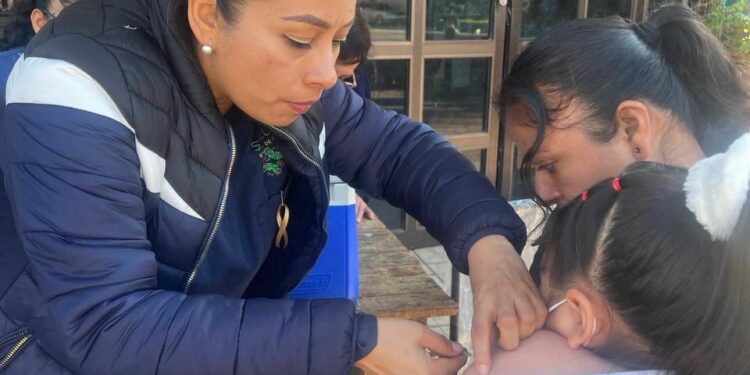 Promueven campaña de vacunación contra el sarampión