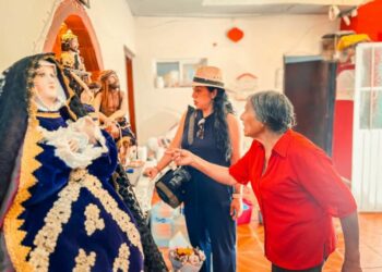 Realizan registro de altares e imágenes religiosas del Callejón del Buche