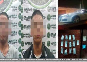 Capturan a dos narcos en la Primero de Mayo