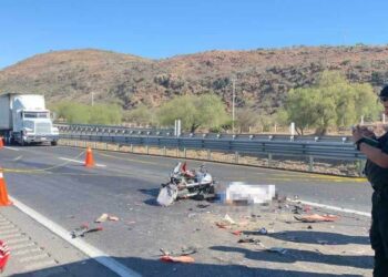 Muere motociclista en choque cerca de Santa María del Río