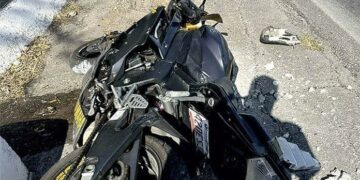 Biker muere en aparatoso accidente en la Carretera a Rioverde