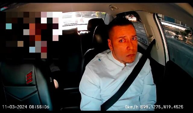 VIDEO: Mujer agrede a taxista y amenaza de acusarlo de acoso por ir lento en CDMX